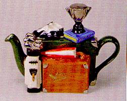Golf Bag Suitcase Teapot